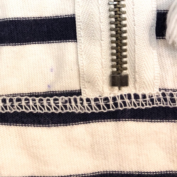 EUC: American Eagle Hoodie Navy & White Stripe - Picture 3 of 3